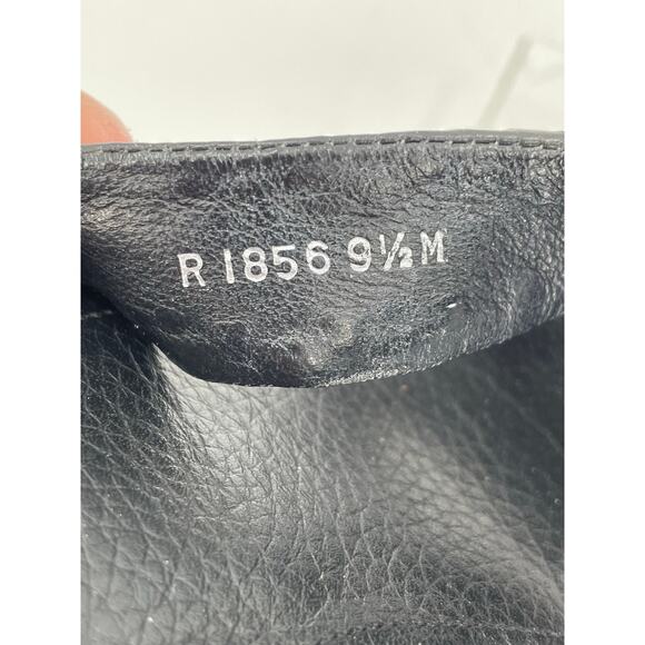 Brighton Tamijo Croc Wedge Heels, Black, Sz. 9 1/2 M, Casual Office Career - Picture 7 of 10